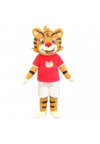 New Tigress Tiger Mascot Costume Animal Cartoon Character Mascot Costume Halloween Party Fancy Dress Carinval Outfit Adult Size