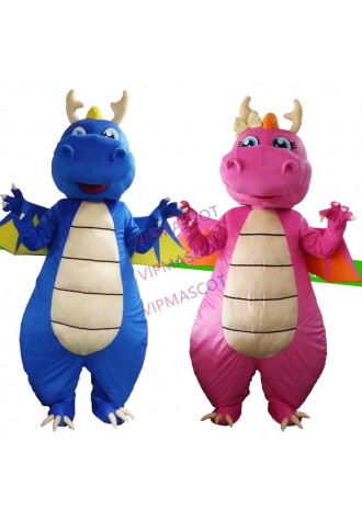 Professional New Dragon Mascot Costume Fancy Costume Cosplay Mascotte for Adults Gift for Halloween Carnival party