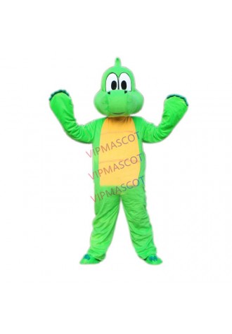 Green Dinosaur Mascot Costume Dragon Mascot Costume Fancy Costumes Cosplay Mascotte for Adults Halloween Carnival Party Event