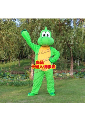 Green Dinosaur Mascot Costume Dragon Mascot Costume Fancy Costumes Cosplay Mascotte for Adults Halloween Carnival Party Event