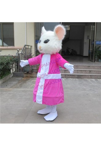 Alice In Wonderland Cosplay Costume Mouse Mascot Costume Halloween Party Dress for Christmas Cosplay