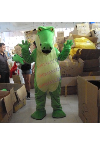 crocodilian mascot  costume cosplay fancy adult mascot