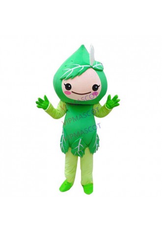 Green Flower Mascot Costume Cartoon Character Mascotte Adult Fancy Dress Christmas Cosplay for Halloween party event