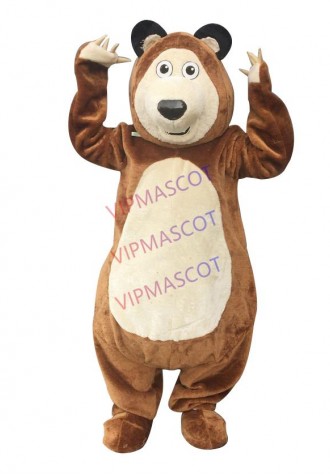 EVA material helmet does not deform beautiful bear mascot costume role-playing movie props show cartoon costume 428
