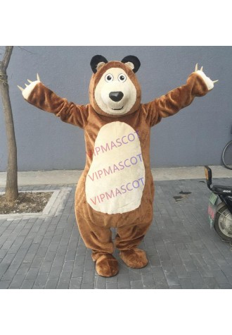 EVA material helmet does not deform beautiful bear mascot costume role-playing movie props show cartoon costume 428