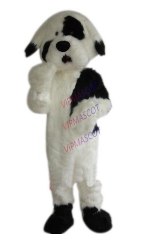 Long-haired dog Mascot Coutume Custom Fancy Dress Cartoon Dog Mascot Halloween Masquerade Performance Costume props