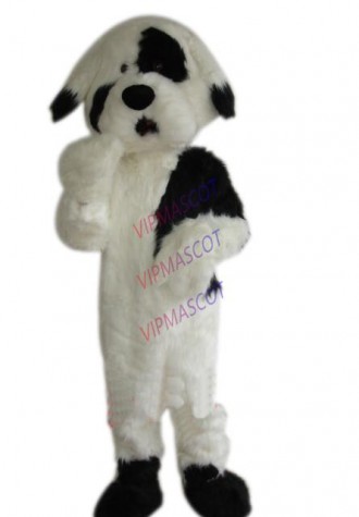 Long-haired dog Mascot Coutume Custom Fancy Dress Cartoon Dog Mascot Halloween Masquerade Performance Costume props