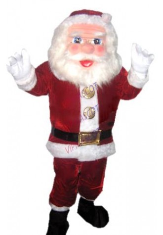mascot Christmas Santa Claus Mascot Costume Cartoon Character Xmas Santa Claus Mascotte Outfit Suit EMS FREE SHIPPING
