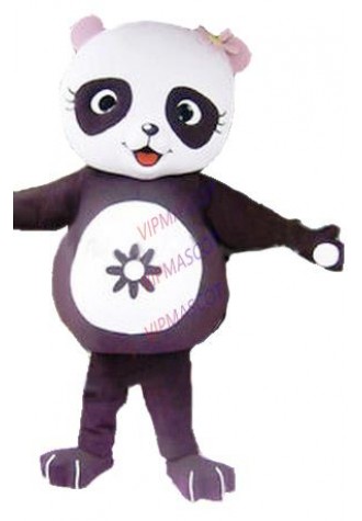 mascot Pink Panda Bear Girl Mascot Costume Cartoon Character Panda Bear Girl Mascotte Outfit Suit EMS FREE SHIP