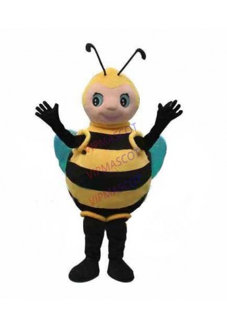 mascot Good Quality Adult Size Honey Bee Mascot Costume Cartoon Character Bee Party Carnival Costumes Fancy Dress