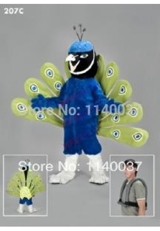 mascot good quality peacock Mascot Costume Cartoon Character carnival costume fancy Costume party