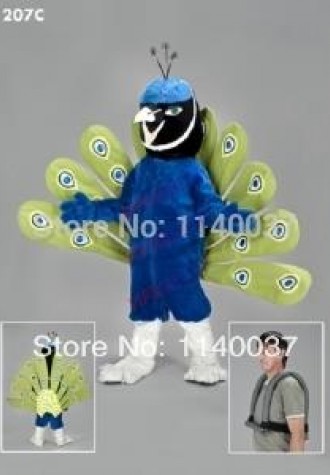 mascot good quality peacock Mascot Costume Cartoon Character carnival costume fancy Costume party