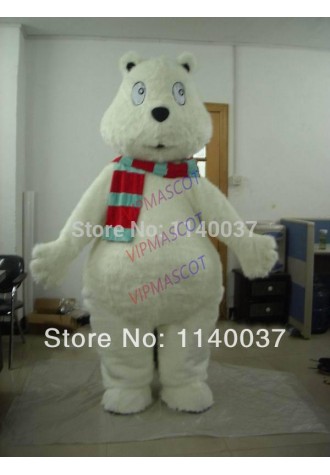 mascot White Polar Bear mascot costume custom costume cosplay Cartoon Character carnival costume fancy Costume party