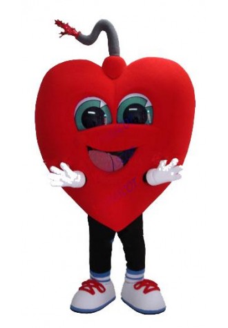 mascot red heart mascot costume custom fancy costume anime cosplay mascotte theme fancy dress carnival costume