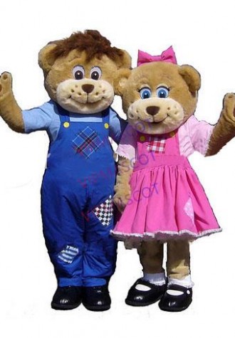 mascot 2pcs farm bears mascot costume custom fancy costume anime cosplay kits mascotte theme fancy dress carnival costume