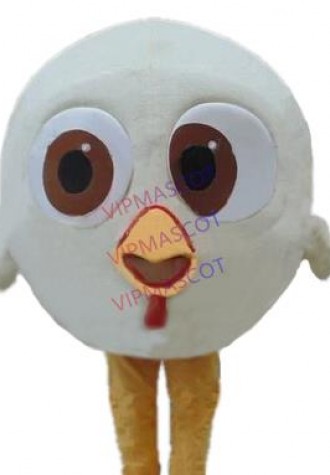 mascot Lovely White Turkey Poult of Free Birds Mascot Costume (can change color) Cartoon Character Carnival Mascot FREESHIP