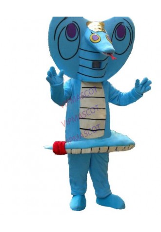 mascot Blue snake Mascot Costume Custom Cartoon Character Carnival Mascotte Costume Fancy Dress FREE SHIP WYT91342