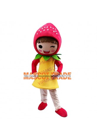 High quanlity Fruit Strawberry Mascot costume Cartoon Character Adult Mascot costumes