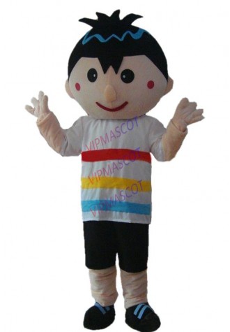 Cute Christmas halloween HOT Fashion Boy Mascot Costume Fancy Cartoon Character Party Dress Free Shipping