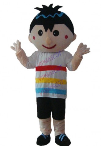 Cute Christmas halloween HOT Fashion Boy Mascot Costume Fancy Cartoon Character Party Dress Free Shipping