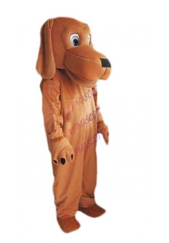 Christmas halloween Lovely brown dog Mascot Costume Fancy Cartoon Character Party Dress Free Shipping