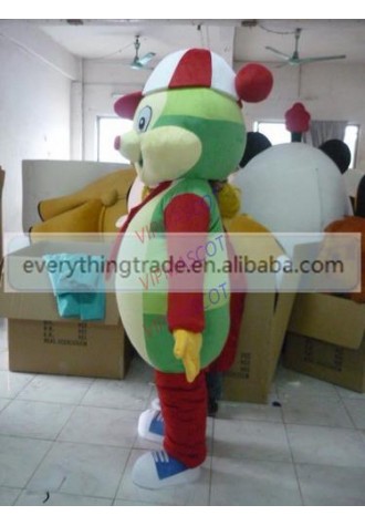 Hot selling Adult lovely cartoon fashion little bear mascot costume fancy dress party costumes adult size