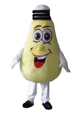 Hot sale Cute Adult cute yellow big bulb cartoon mascot costume fancy dress Halloween party costumes adult size