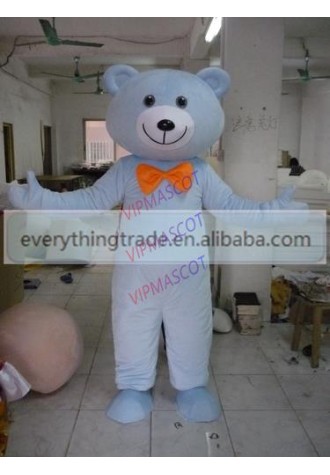 New arrival Foam Cartoon Character Adult lovely thin bear Mascot Fancy Dress party Costume adult size