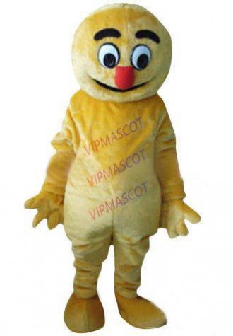 Hot sale Foam Character Adult lovely yellow Boogie Man Mascot Costume fancy dress Halloween party costume