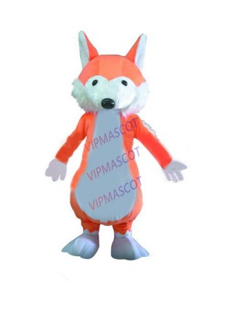 Hot sale Foam Adult cute orange fox mascot fancy dress costumes Halloween party costumes