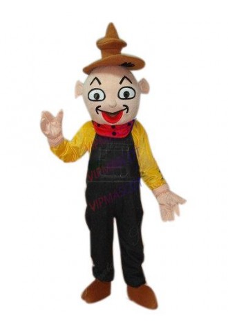 Hot selling Adult cartoon character lovely happy man Mascot Costume fancy dress party costumes