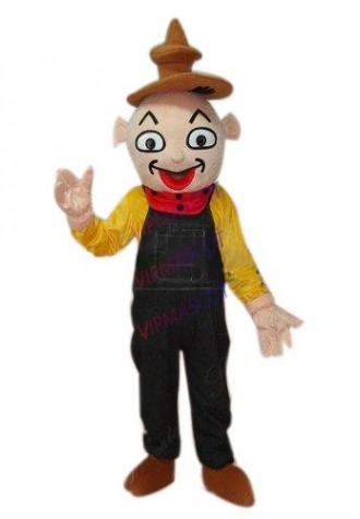 Hot selling Adult cartoon character lovely happy man Mascot Costume fancy dress party costumes