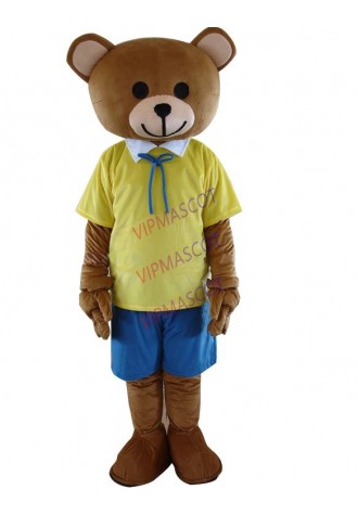 New arrival Cute Adult cartoon character lovely cute little bear Mascot Costume fancy dress party costumes