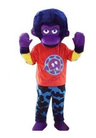 New arrival Cute Adult cartoon character lovely big monkey Mascot Costume fancy dress party costumes