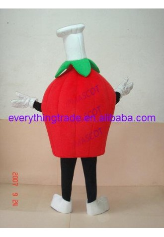 Hot sale Adult cute strawberry mascot fancy dress costumes Chirstmas party costumes
