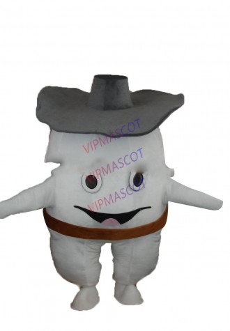 Hot selling Cute Adult cute white monster mascot fancy dress costumes Halloween cartoon party costumes