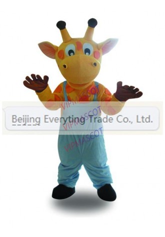 New arrival Foam Adult cute blue deer mascot fancy dress costumes Halloween party costumes