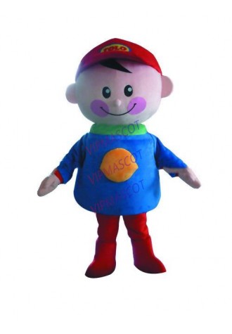 New arrival Cute Cartoon Adult cute blue happy boy Mascot Fancy Dress Halloween party Costume adult size