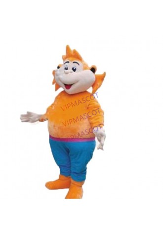 Hot sale Foam Adult cute orange happy cartoon toy mascot Fat Monkey Plush Christmas size custom