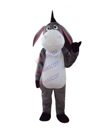 Hot sale Cute Cartoon Character cute grey Eeyore Mascot Costume party costume Adult Size