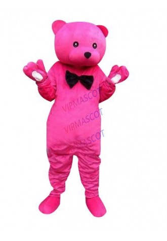 New arrival Foam new Adult Cartoon Character cute pink bear mascot Costume fancy dress party costume adult size