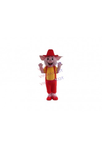 Hot sale Cartoon Character Adult cute pig baby Mascot Costume fancy dress party costume
