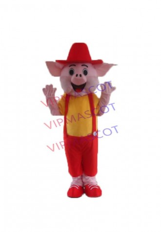 Hot sale Cartoon Character Adult cute pig baby Mascot Costume fancy dress party costume