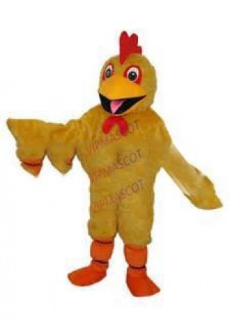 Hot selling Foam Adult cartoon character little yellow chicken Mascot Costume Halloween party costumes