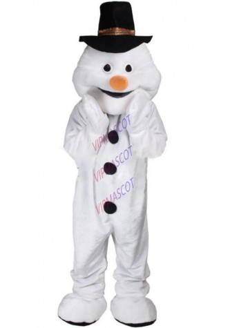 Hot sale Adult cartoon character cute ice snowman Mascot Costume Halloween party costumes