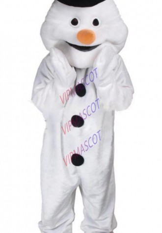 Hot sale Adult cartoon character cute ice snowman Mascot Costume Halloween party costumes