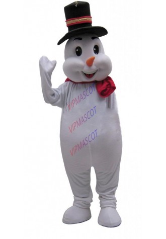 New arrival Cute Adult cartoon character big snowman Mascot Costume Halloween party costumes adult size