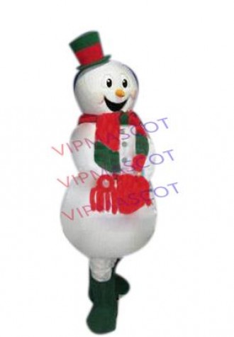 Hot sale Cute Adult cartoon character cute little snowman Mascot Costume Halloween party costumes adult size