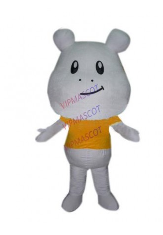 Hot selling Foam Adult cartoon lovely white baby mascot costume suit fancy dress party costumes adult size