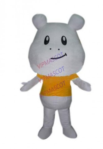 Hot selling Foam Adult cartoon lovely white baby mascot costume suit fancy dress party costumes adult size